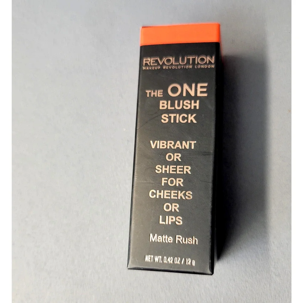 Makeup Revolution The One Blush Stick‎ Matte Rush 0.42 oz Multi-Use Cheeks Lips